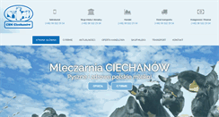 Desktop Screenshot of mleczarnia.ciechanow.pl